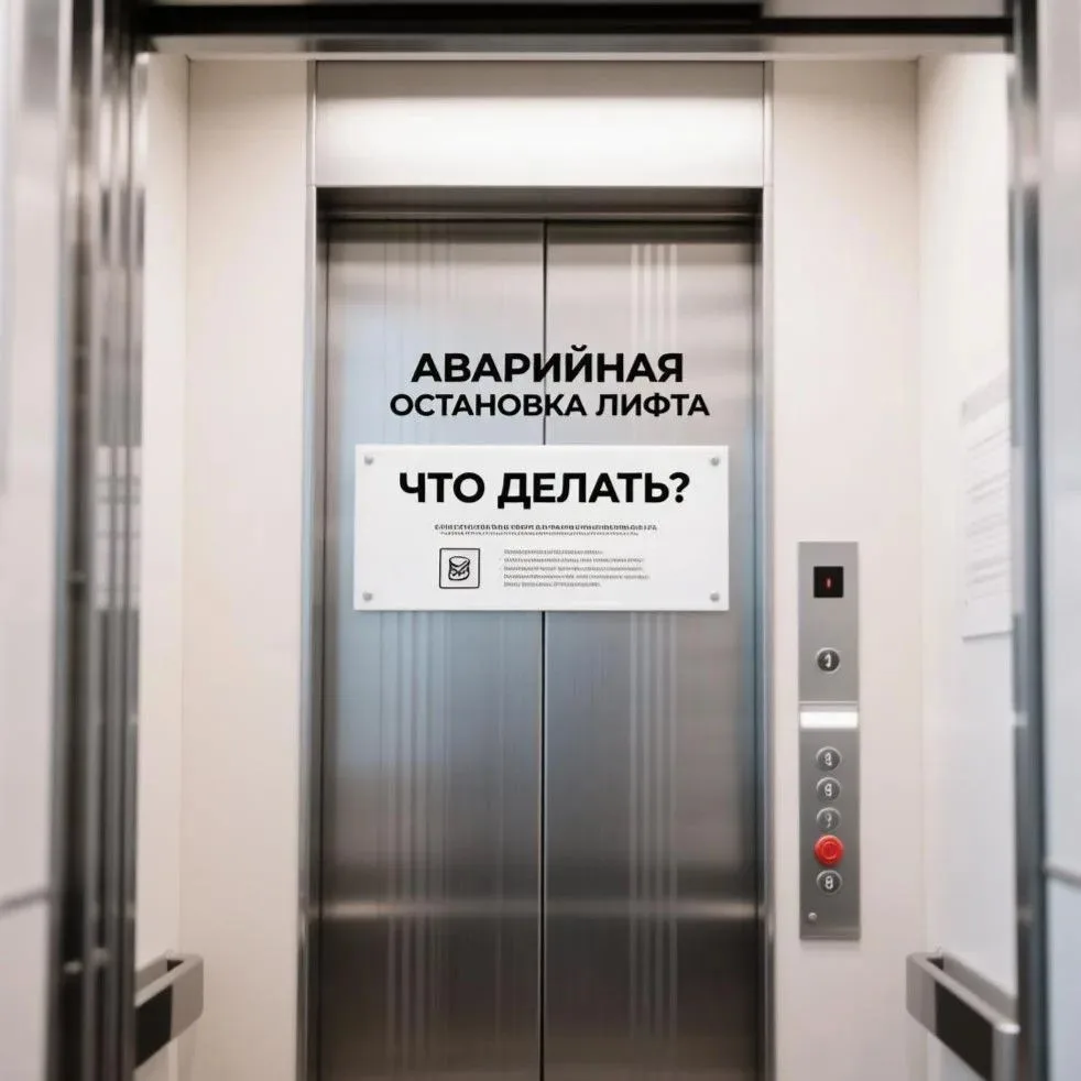 Что делать, если застряли в лифте?!