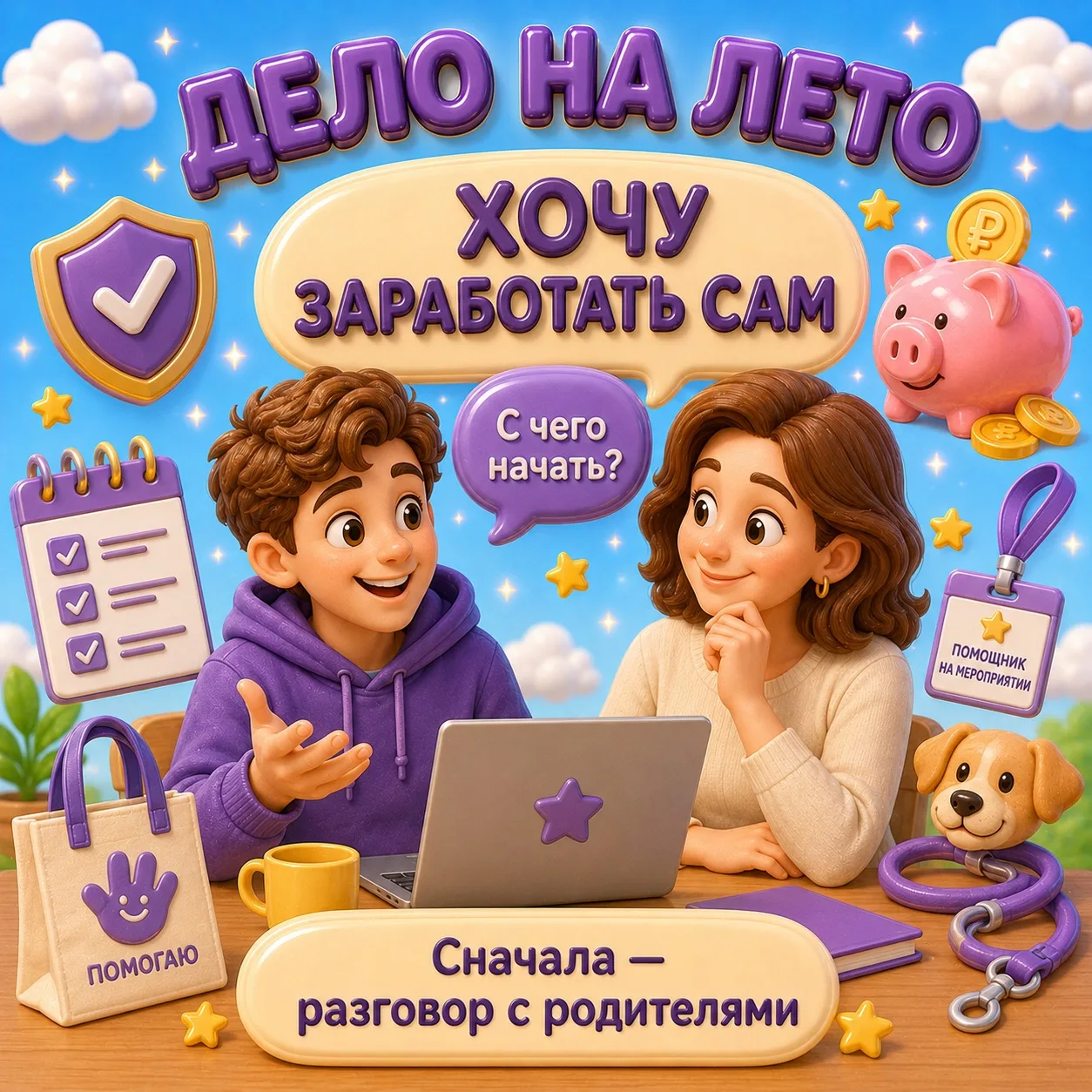 Дело на лето: хочу заработать сам. С чего начать?

Лето – это не только сон до обеда, телефон на зар