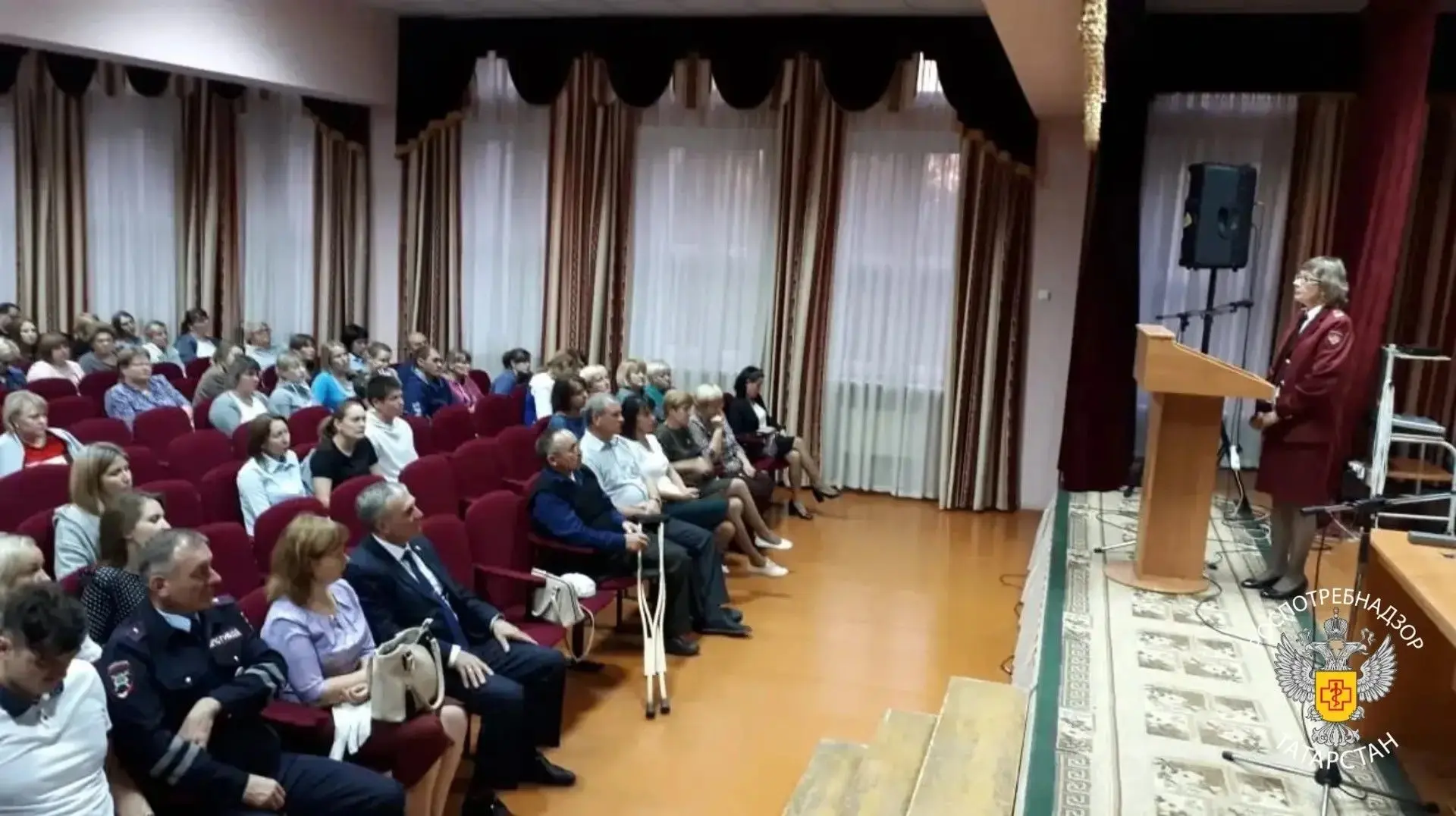 📌 Чистопольский территориальный отдел принял участие в всеобщем школьном родительском собрании в Сп
