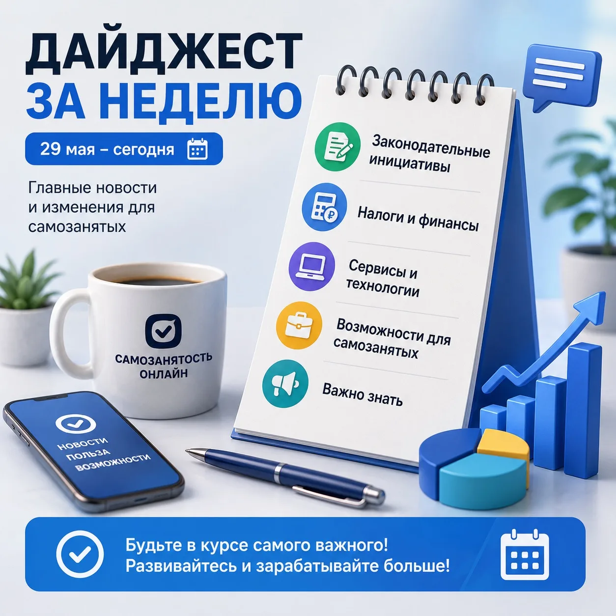Дайджест недели: главное о самозанятости