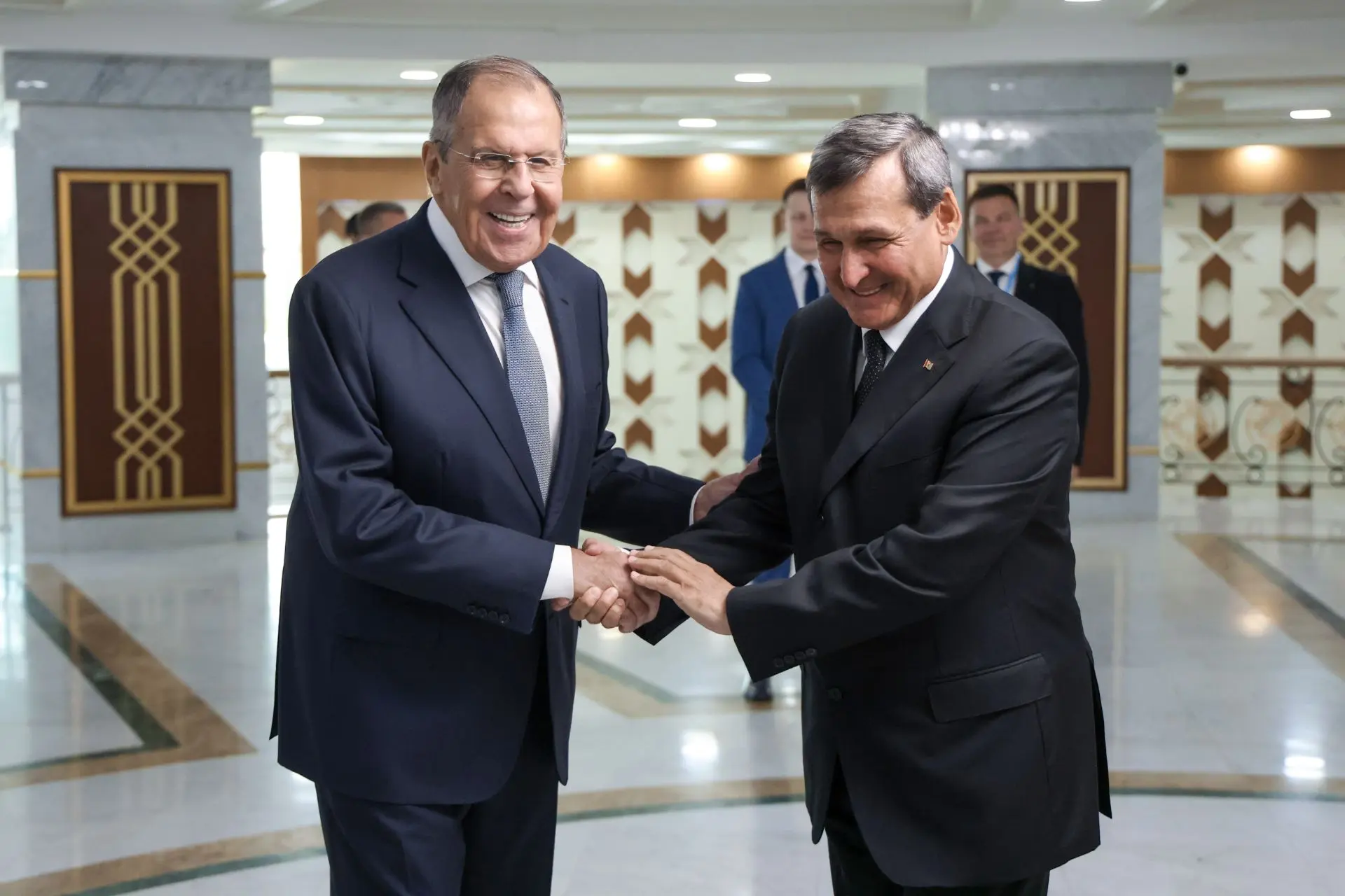 🇷🇺🇹🇲 Министр иностранных дел России С.В.Лавров провёл встречу с Заместителем Предсе...