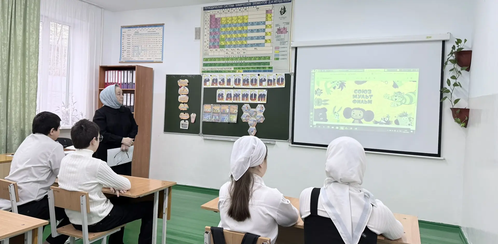 В рамках реализации цикла внеурочных занятий «Разговоры о важном» для обучающихся нашей школы было п