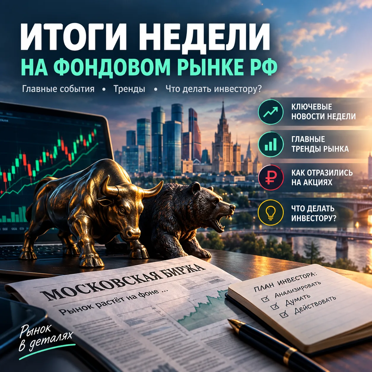 📊  Нефть дорогая, а уверенного роста рынка нет.