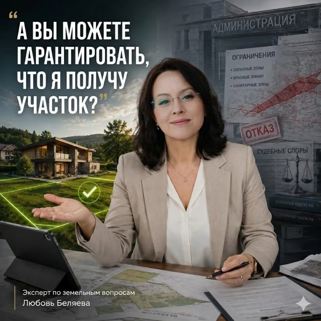 🤔 «А вы можете гарантировать, что я получу участок?»