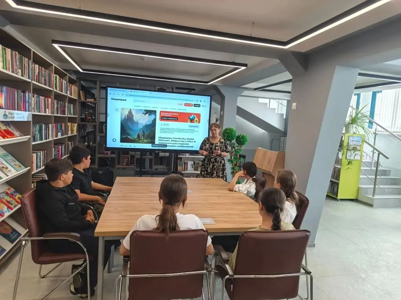 📚‎В Уляпской сельской модельной библиотеке в рамках всероссийского проекта «Гений мест...