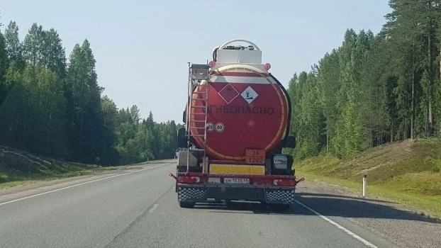 Бензовоз попал в ДТП в Кондопожском районе