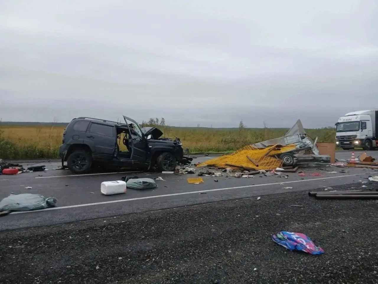 Смертельная авария произошла на трассе Тюмень — Ханты-Мансийск
