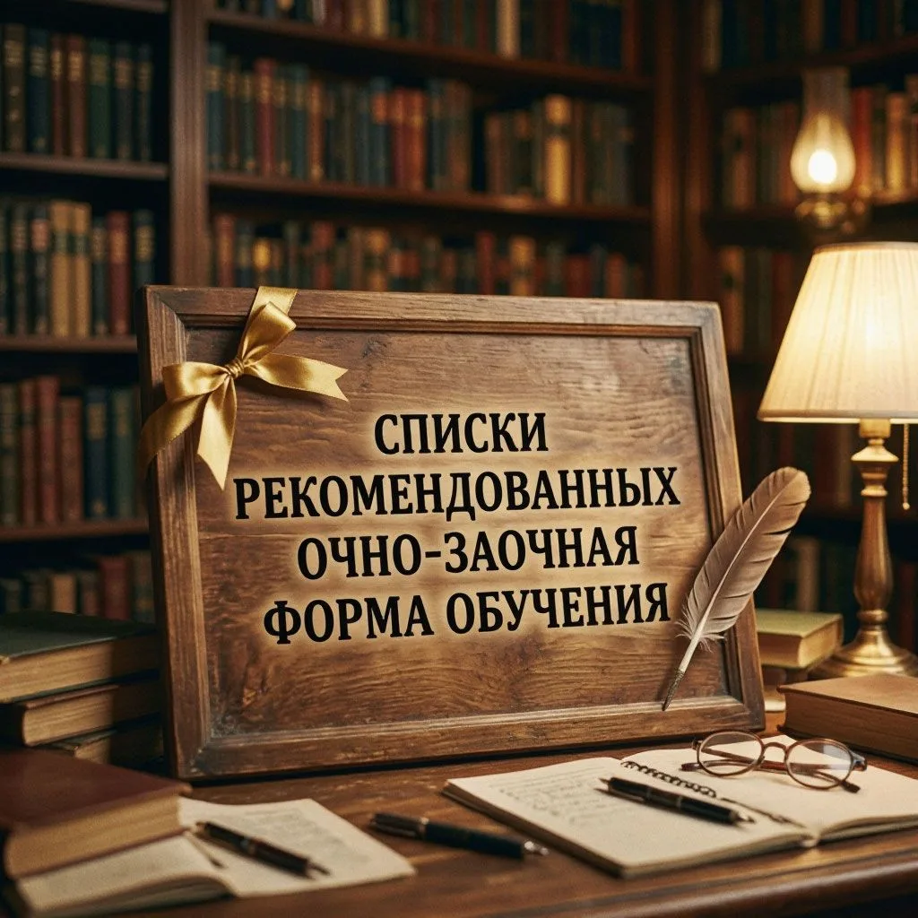 Списки рекомендованных к зачислению на очно-заочную форму опубликованы! 📢