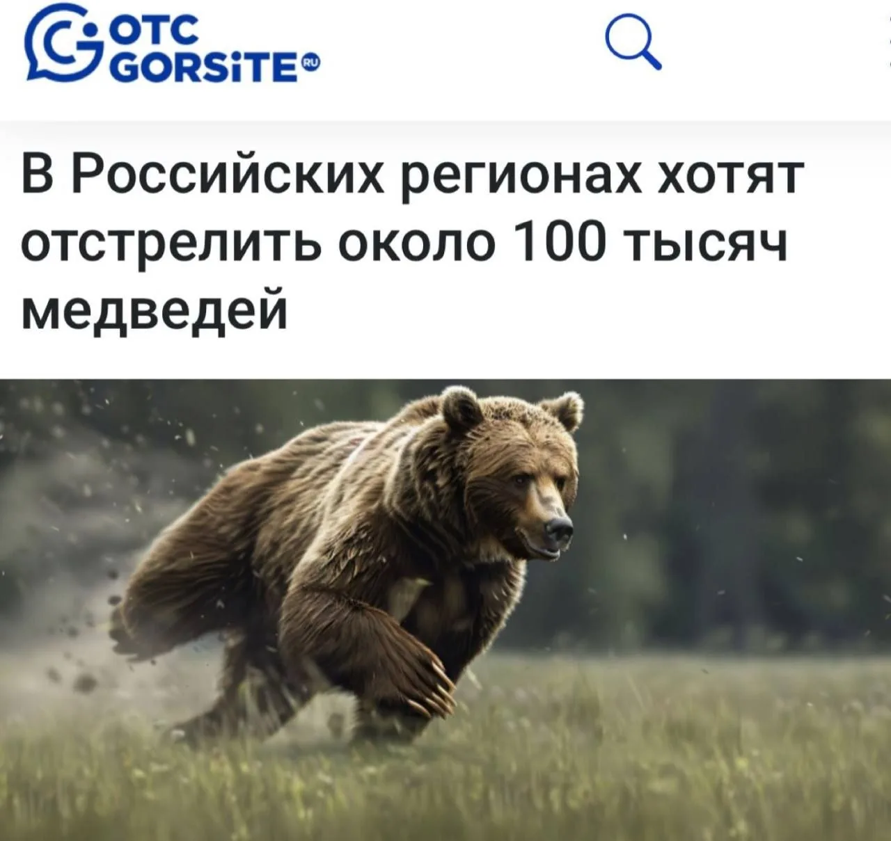 «В российских регионах хотят отстрелить около 100 тысяч медведей»: За добытого медведя ...