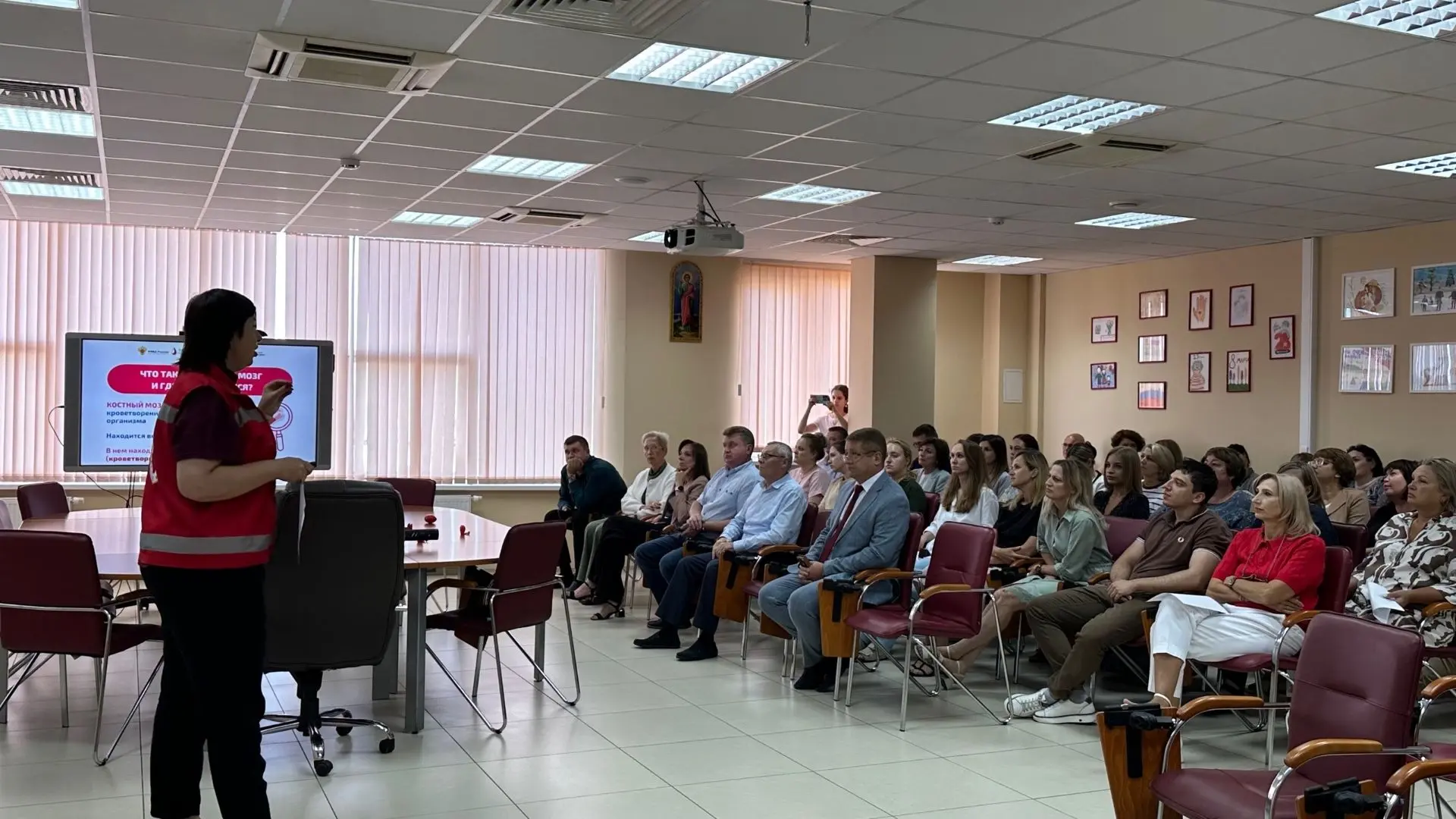 В конференц-зале ТФОМС Воронежской области прошло тематическое мероприятие «Наш выбор –...
