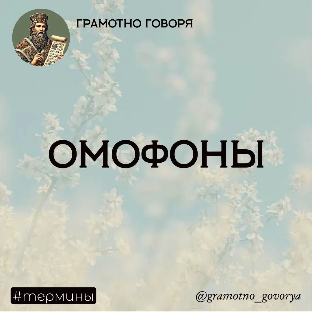 Что такое омофоны? 

Слова которые пишутся по-разному, но произносятся одинаково. 

Они и носят назв
