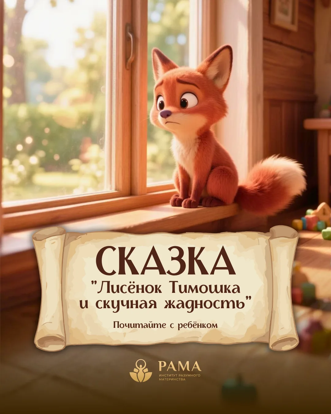 Дорогие друзья, предлагаем вашему вниманию сказку "Лисёнок Тимошка и скучная жадность" ...