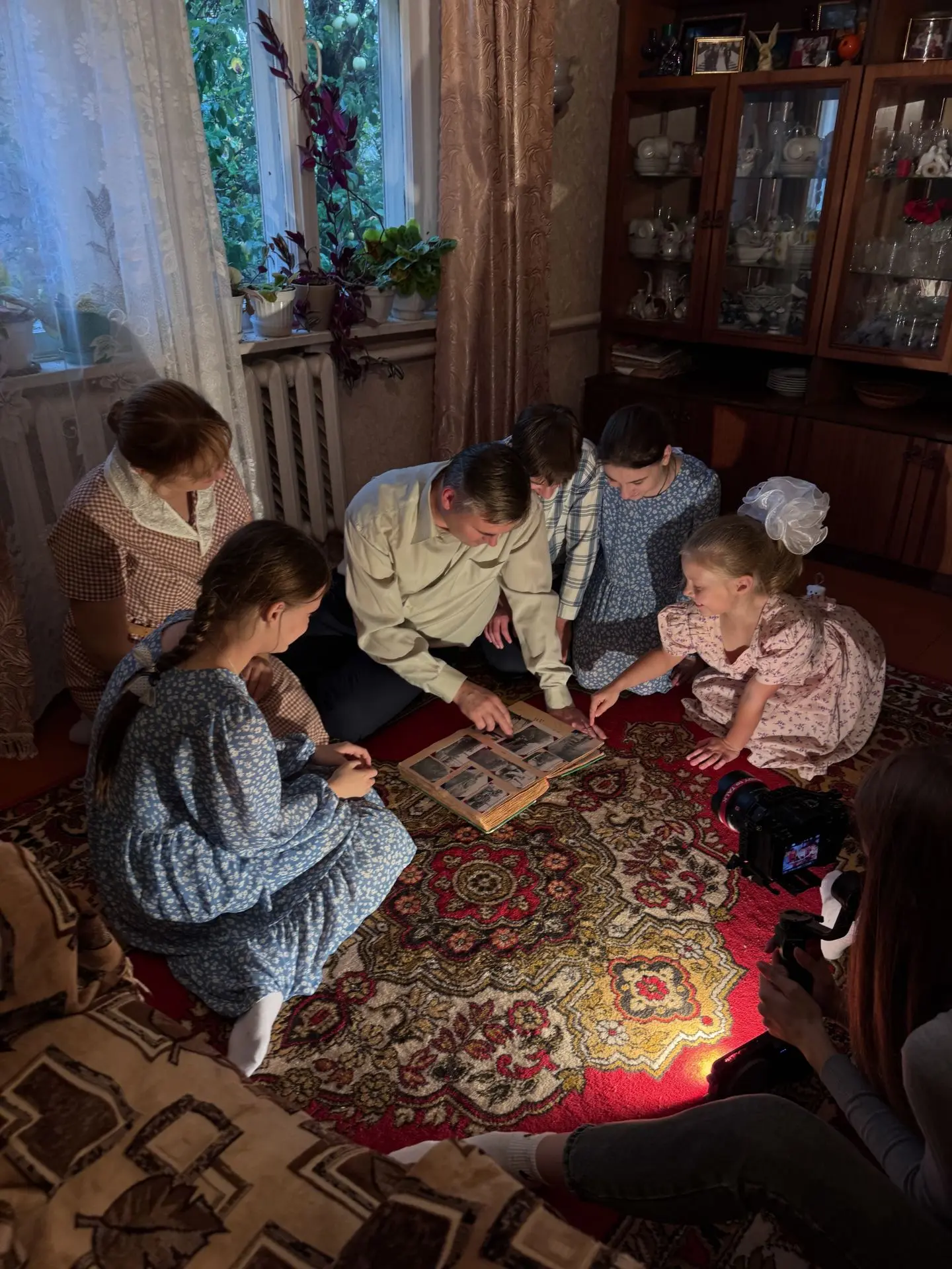 Юные куряне и их родители стали героями клипа «Папе на фронт», посвящённого участникам Великой Отече