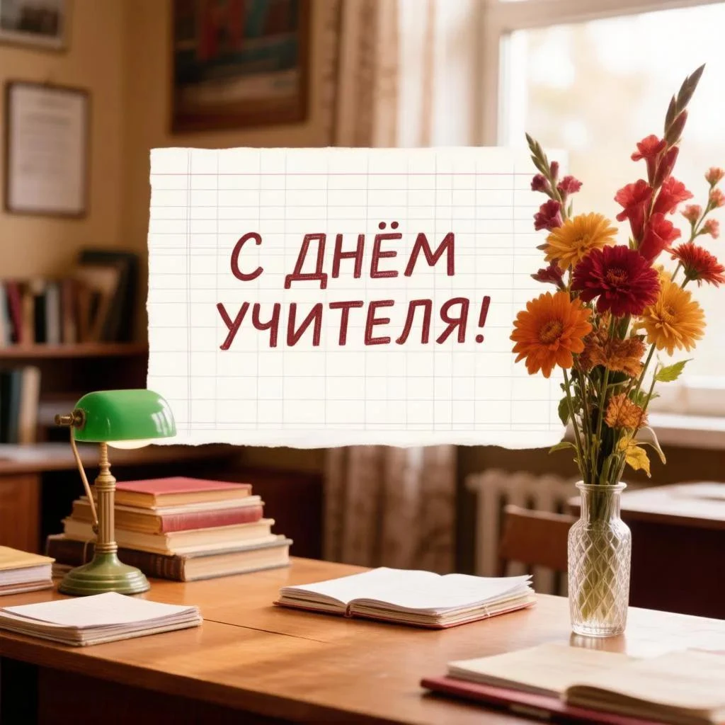 С Днем учителя, дорогие педагоги! 💐