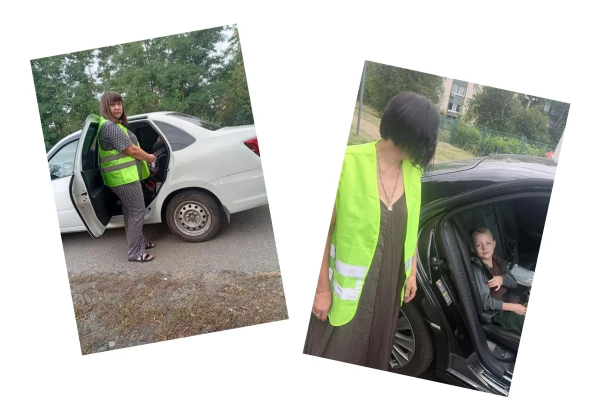 ✨ Родители нашего детского сада приняли участие в дорожном патруле! ✨🚗