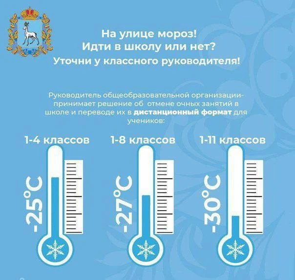 Министерство образования Самарской области информирует о проведении занятий в период мо...