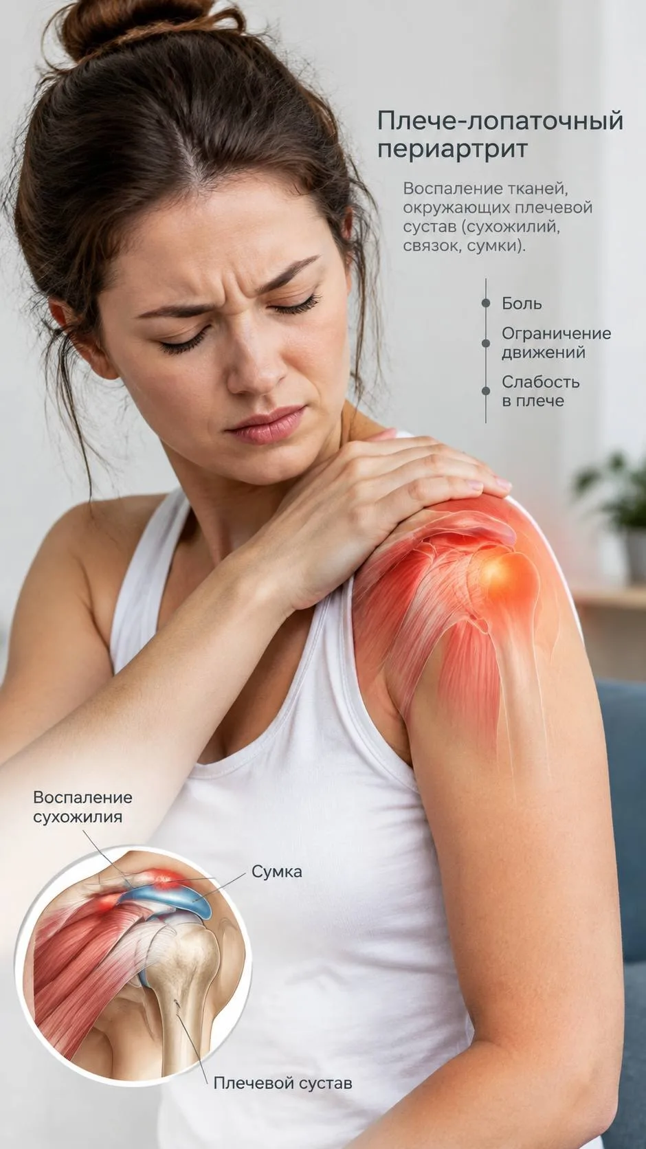 💪 Плече-лопаточный периартрит: когда плечо не даёт жить привычно