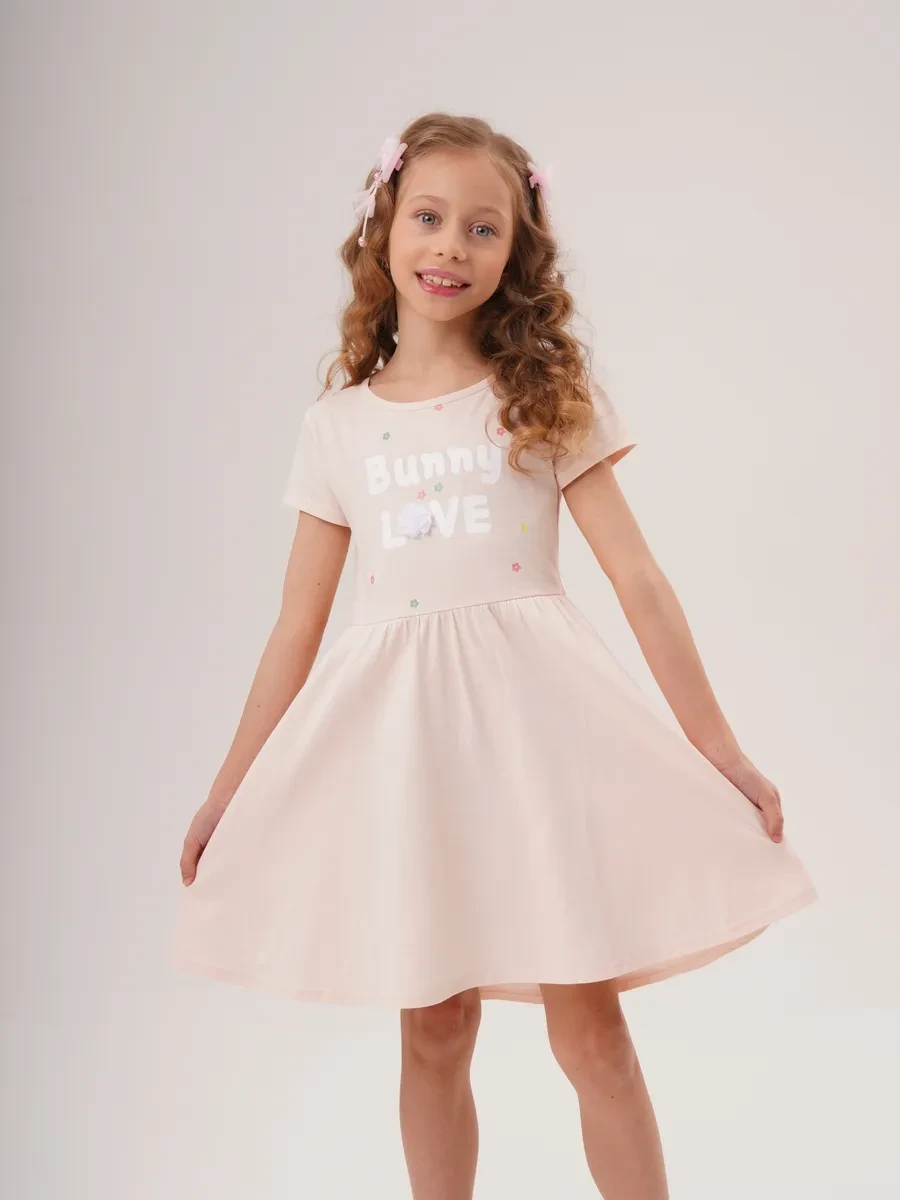 ⚡️ Платье для девочки с коротким рукавом, KariKids