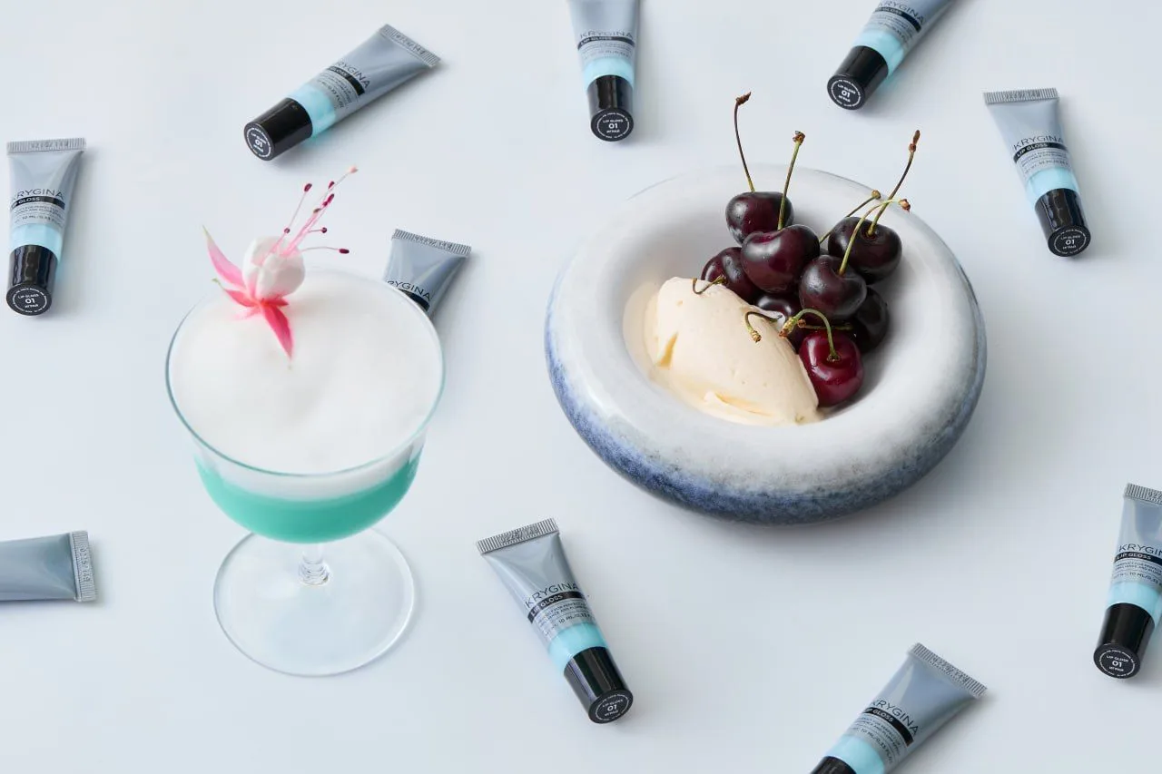 🍒 Atlantica Bistro x KRYGINA cosmetics — летний сет и блеск для губ