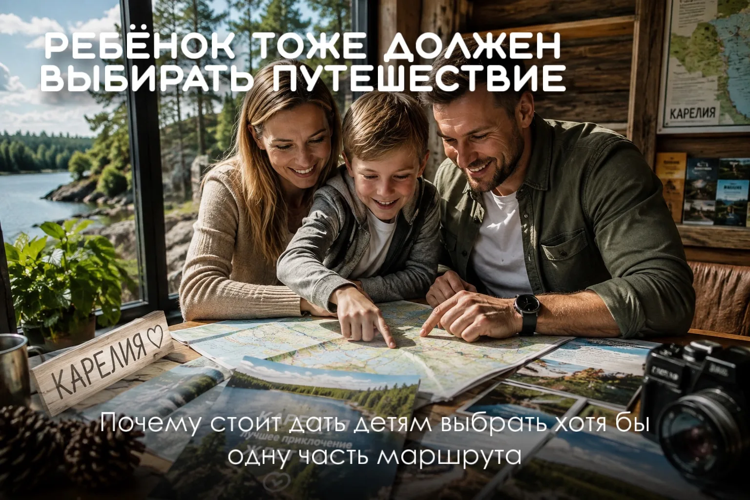 А кто сказал, что маршрут выбирают только родители?