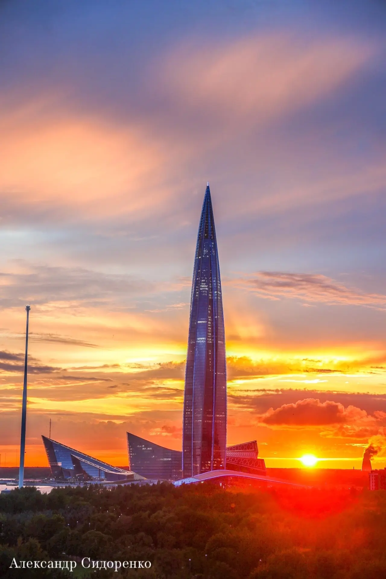 Алый закат 🌆