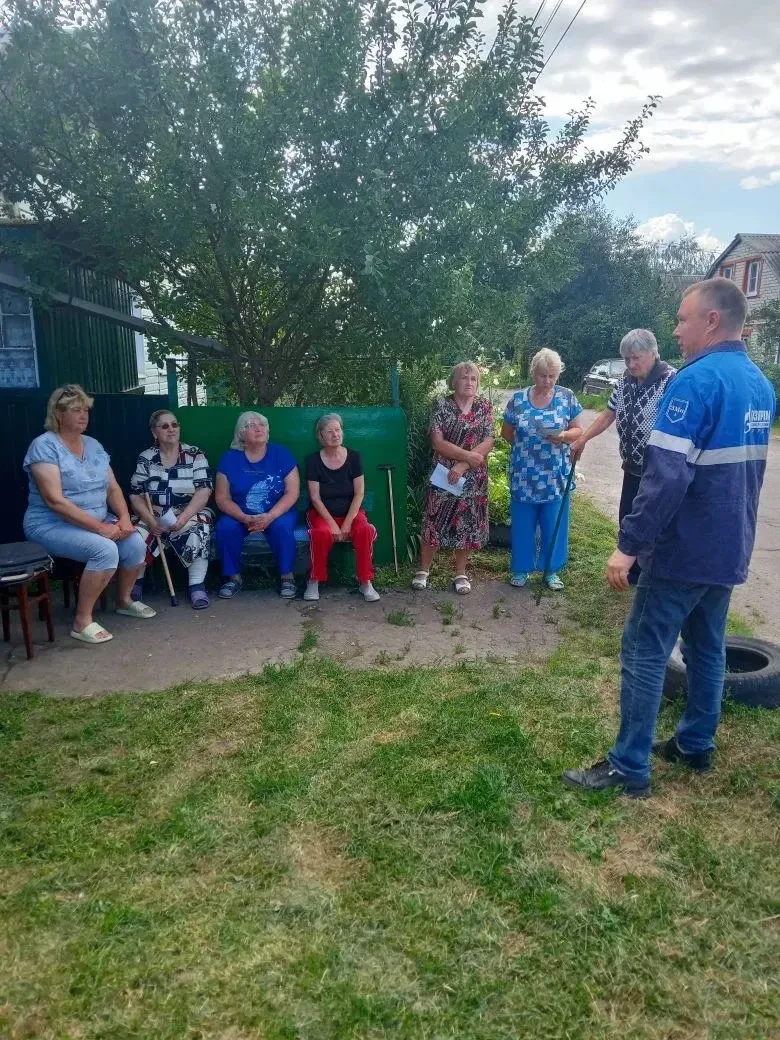 В округе  продолжается работа с жителями частного сектора.
22 июля на территории ТОС ул. Жуковского 