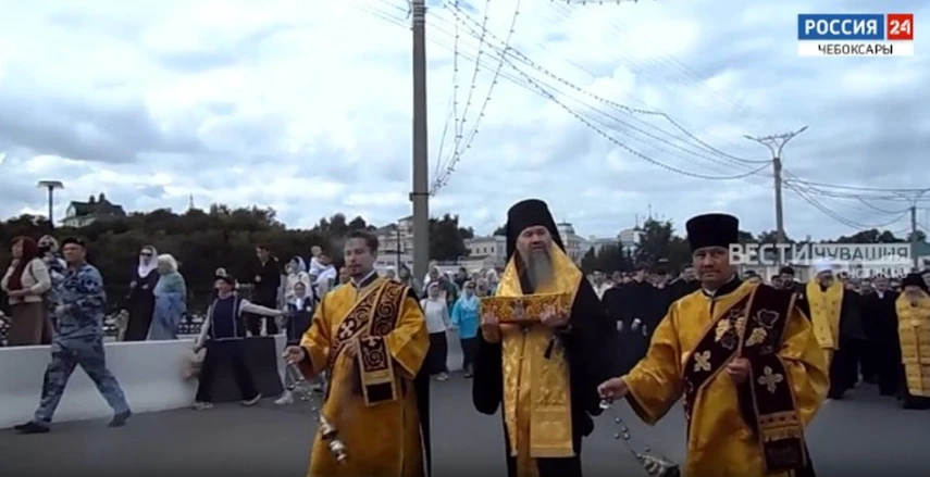 В Чувашии завершилось пребывание десницы святителя Спиридона Тримифунтского