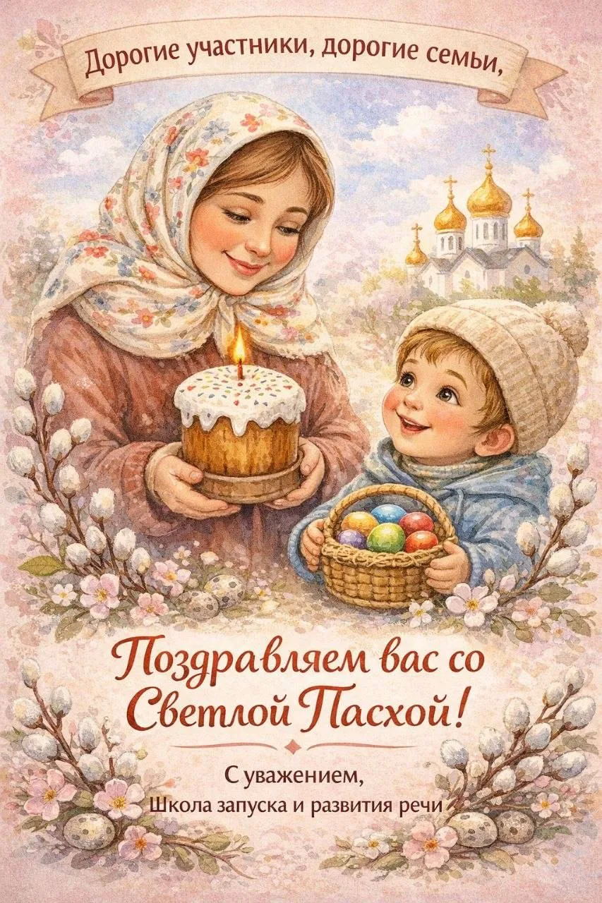 Христос Воскресе! Поздравляю вас со Светлой Пасхой! ❤️   Пусть этот день принесёт в ваш дом мир, спо