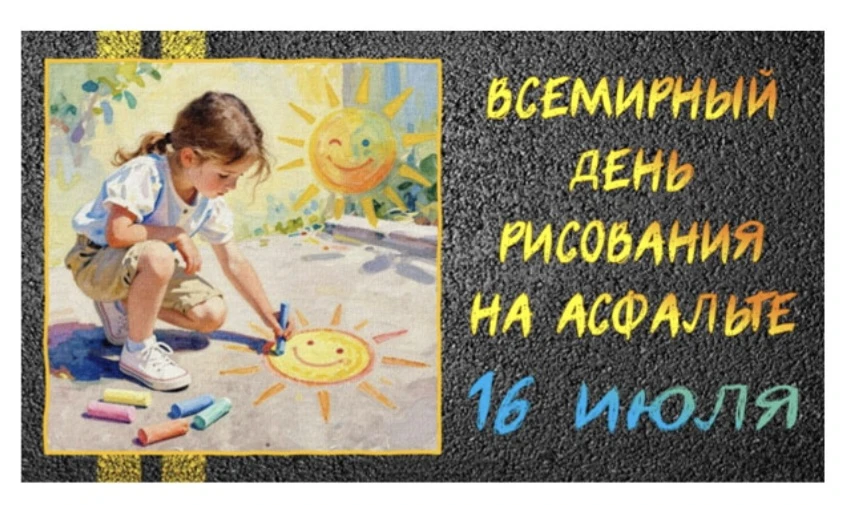 Ребята группы "Рябинки" отметили День рисунка на асфальте.