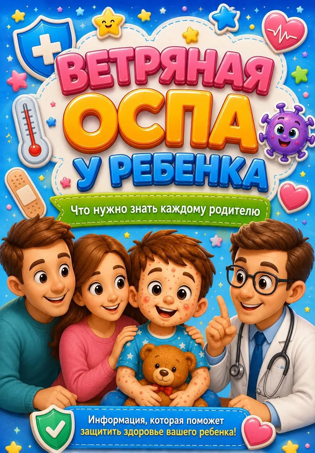 Ветряная оспа (в быту — просто ветрянка) — это острое инфекционное заболевание, которое...