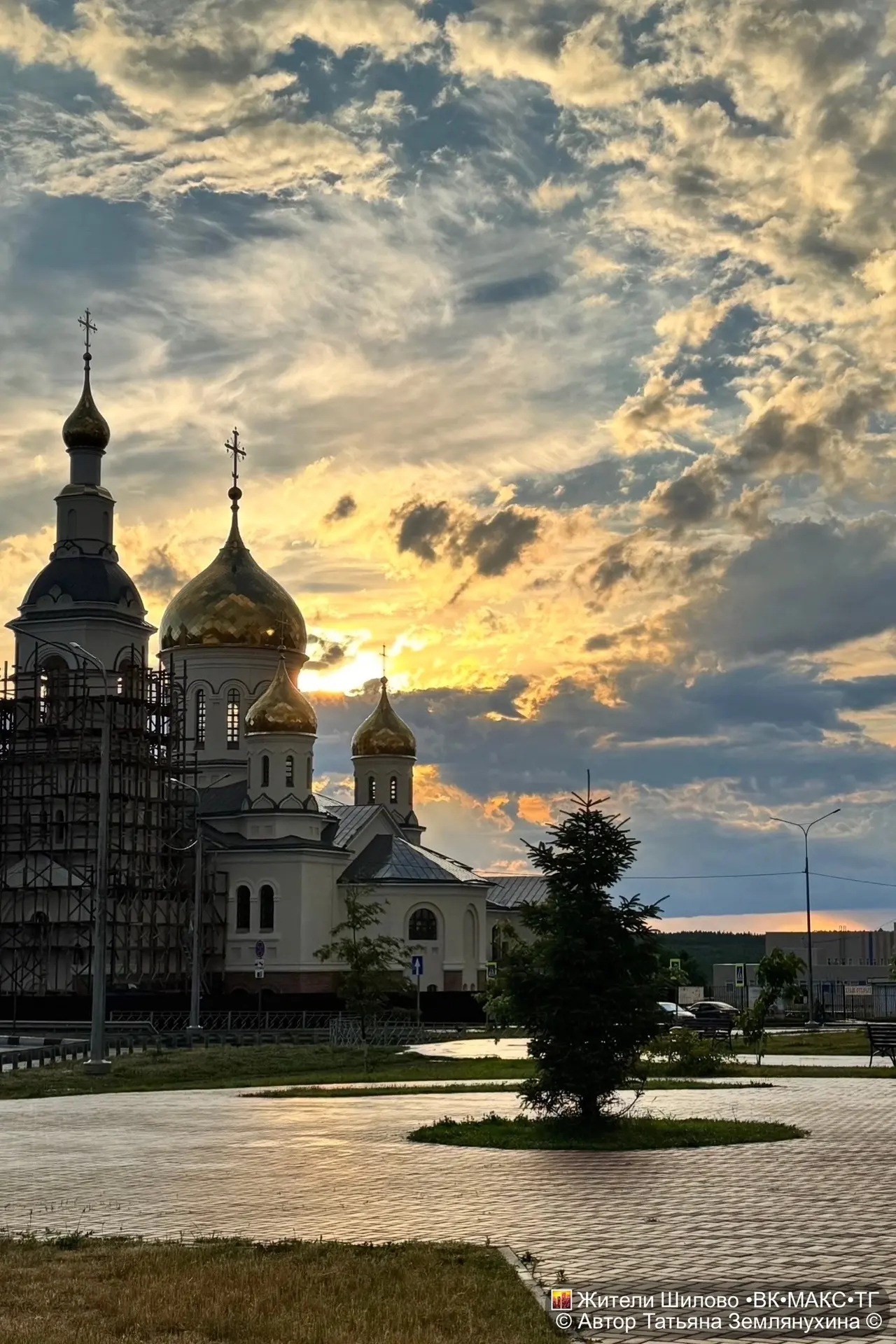 Наш красивый храм на закате минувшего дня 🔥