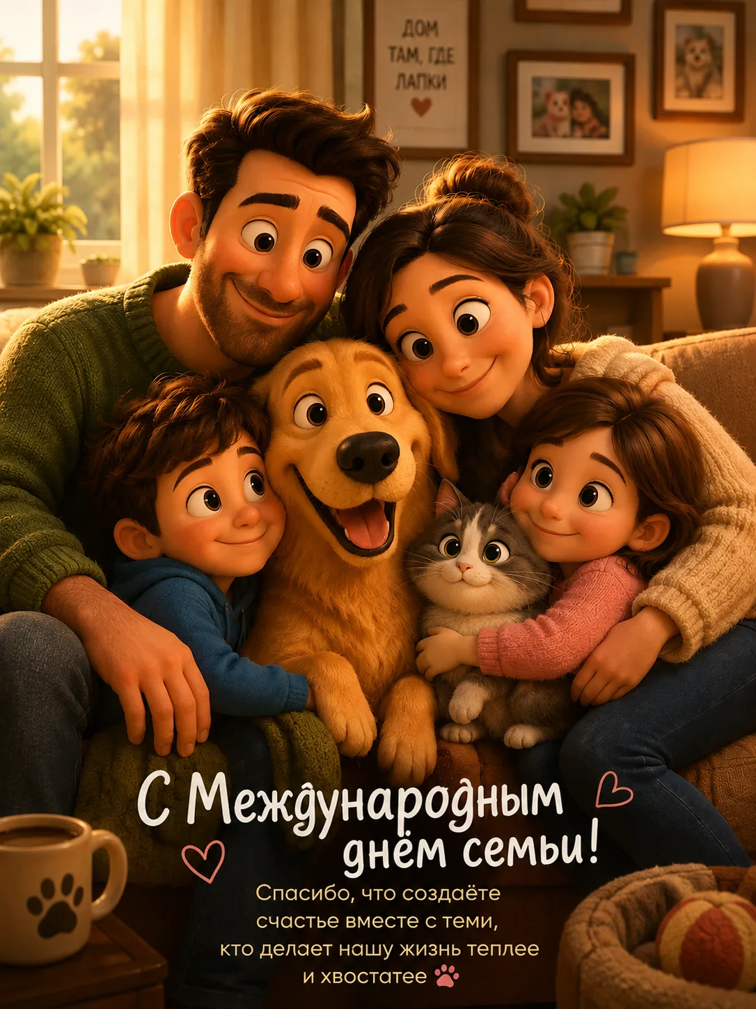👨‍👩‍👧‍👦🐾 С Международным днём семьи!