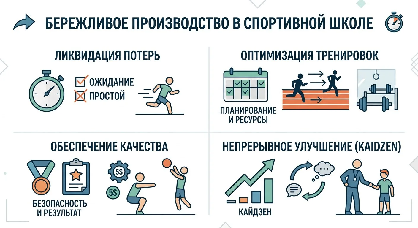 Шесть лет улучшений: как бережливое производство помогает нашей спортивной школе