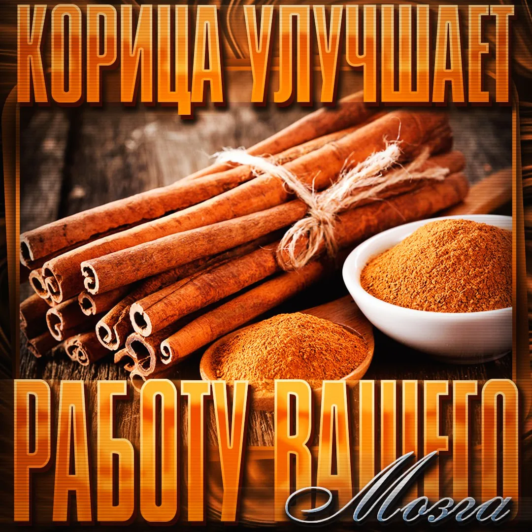 КОРИЦА ДЛЯ МОЗГА — ученые нашли специю, которая улучшает память и способность к обучению 💪  Исследов