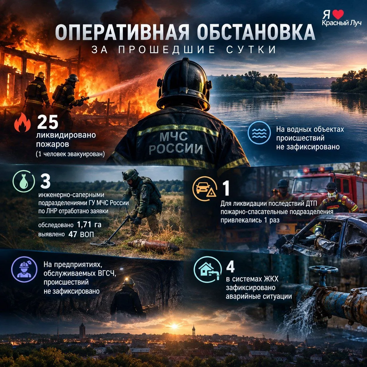 Оперативная обстановка за прошедшие сутки: