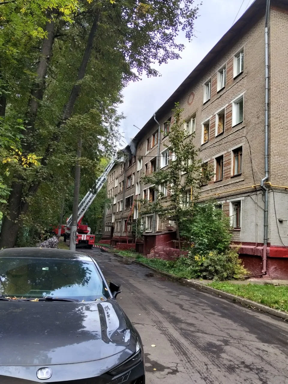 ✒ ✒ ✒ Ещё кадры пожара на Инженерной от Александры Шикаевой.