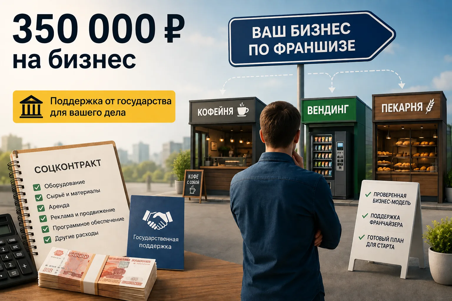 Можно ли открыть бизнес по франшизе на деньги государства?