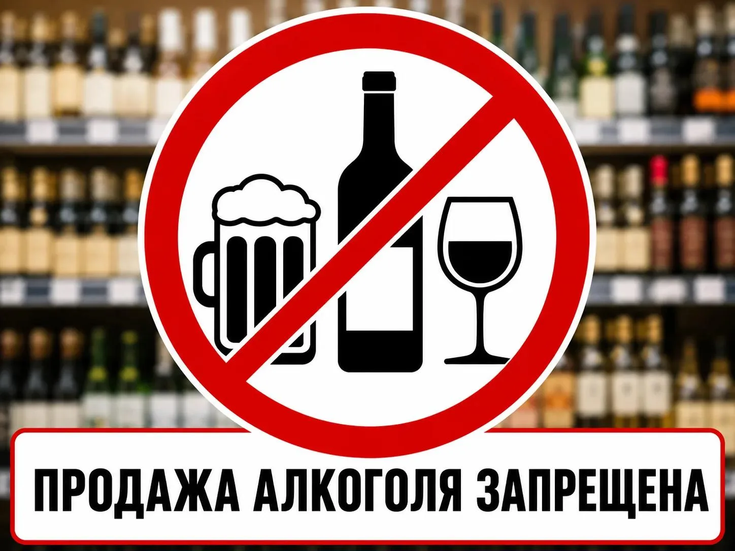 Запрет на продажу алкогольной продукции  в День знаний (1 сентября)