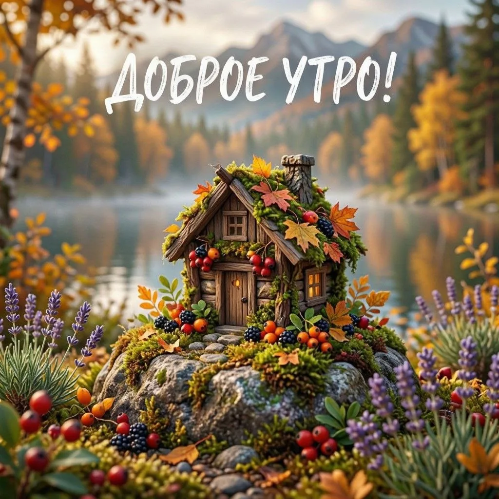 Утро залито солнцем — прекрасное начало дня 🍂☀️