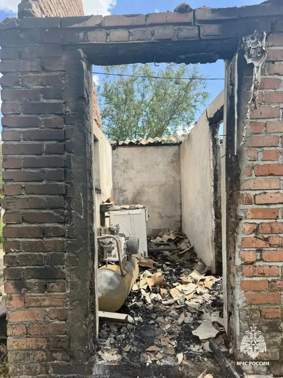 📍75-летний ставрополец попал в больницу после пожара в Шаумянском