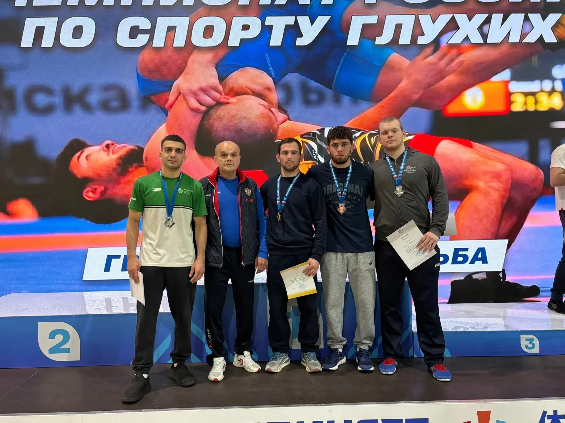 ⚡Золото, два серебра и бронза – итог выступления наших борцов на чемпионате России по с...
