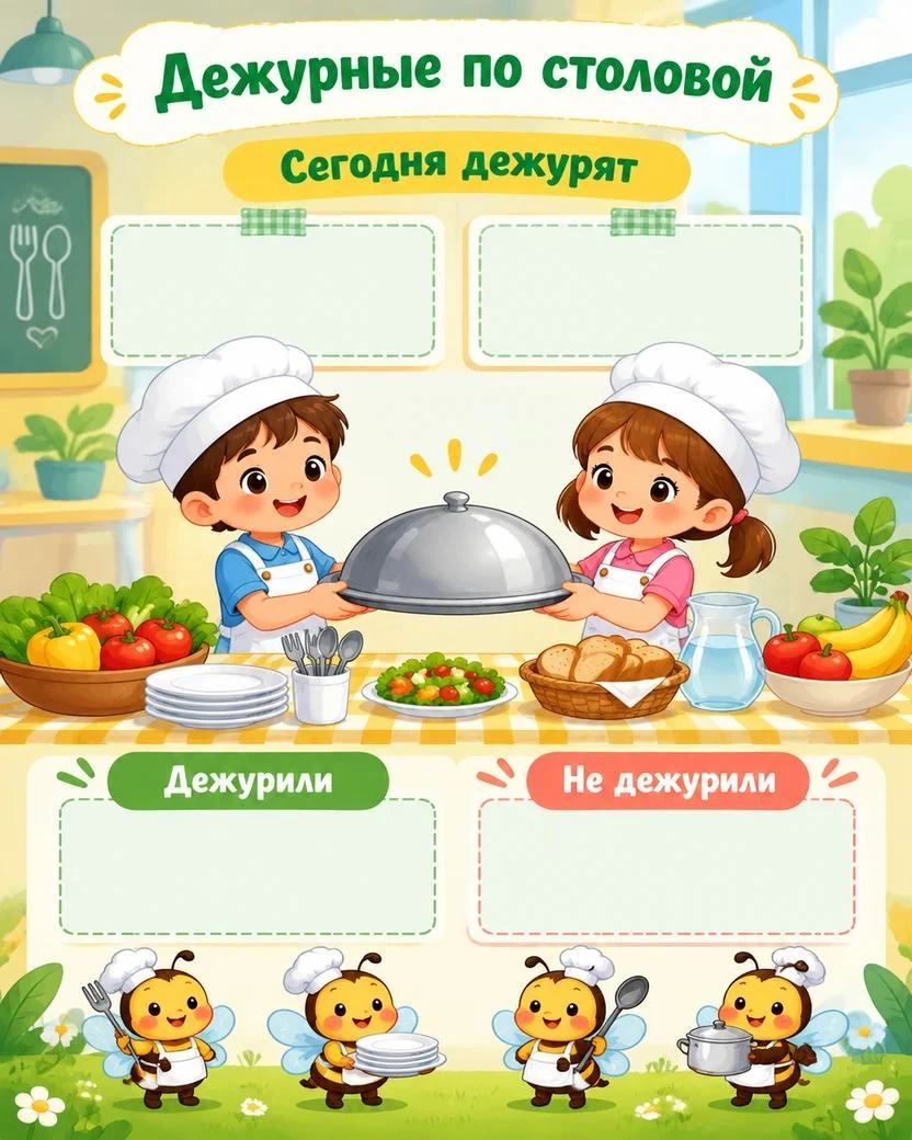 👩‍🍳 Дежурство