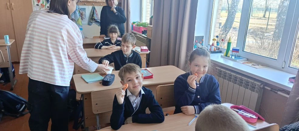 7 апреля отмечается "Всемирный день здоровья". Ребята- волонтёры провели для обучающихся начальных к