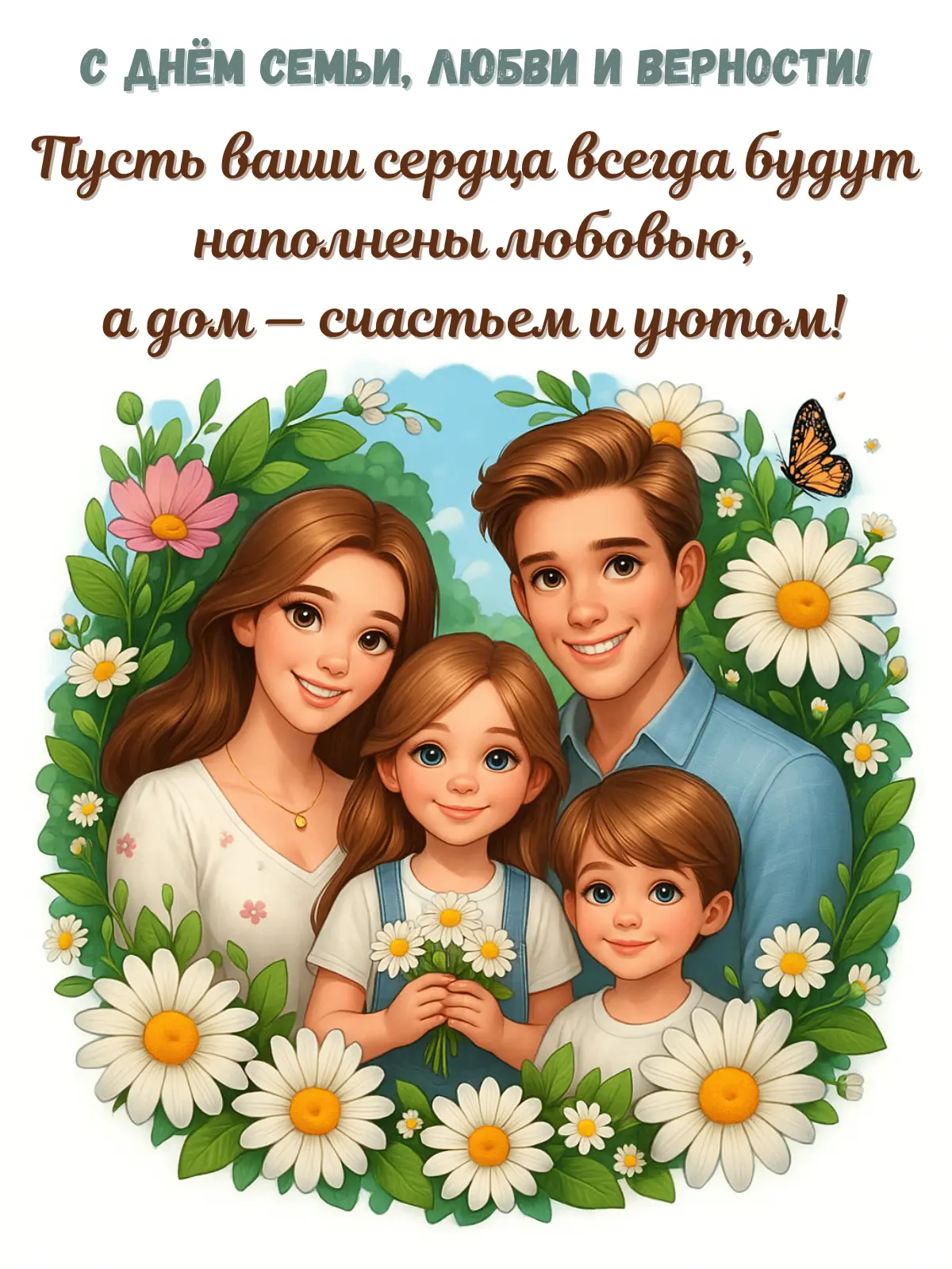 Сегодня в нашем детском саду был  тёплый и душевный день, посвящённый семье. Ребята посмотрели презе