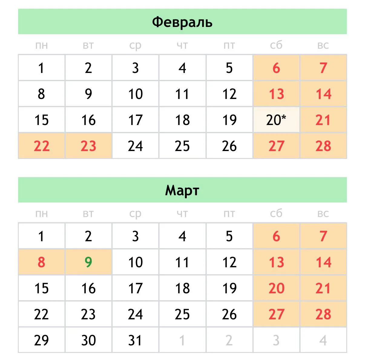 В 27 году клево отдыхаем в феврале и марте ✔️а если возьмете еще три февральских дня (2...