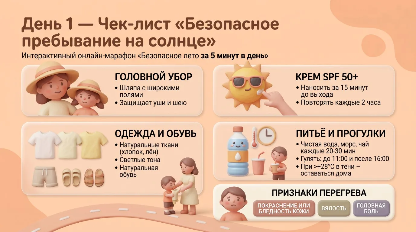 ☀ ДЕНЬ 1 — «Солнечный друг или враг?»