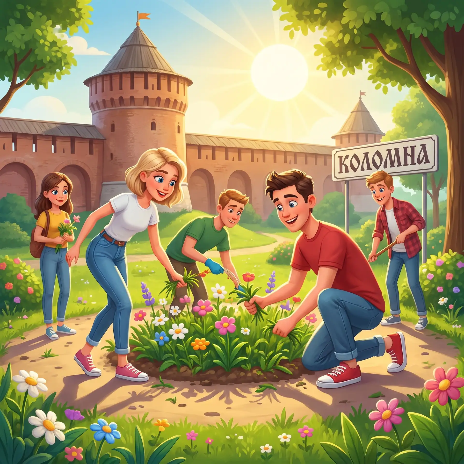 Коломна. Пропольщик растений (студенты)