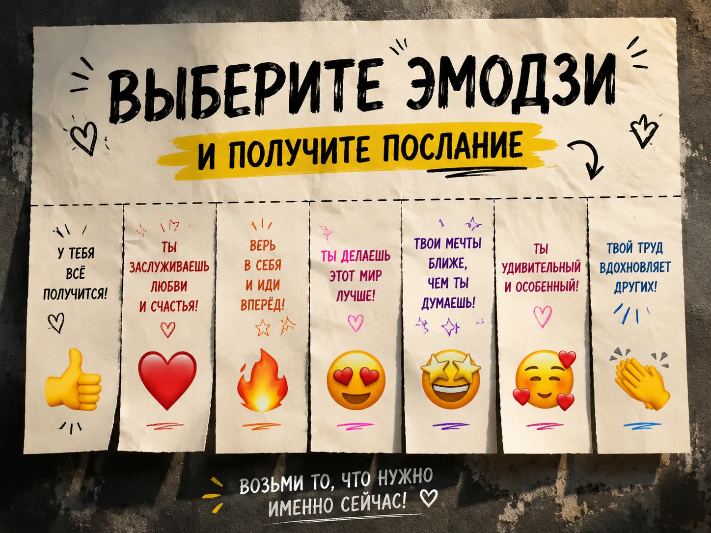 А вот и ваши послания

✨ Пусть день принесёт вам много маленьких радостей, сил для важных дел и увер