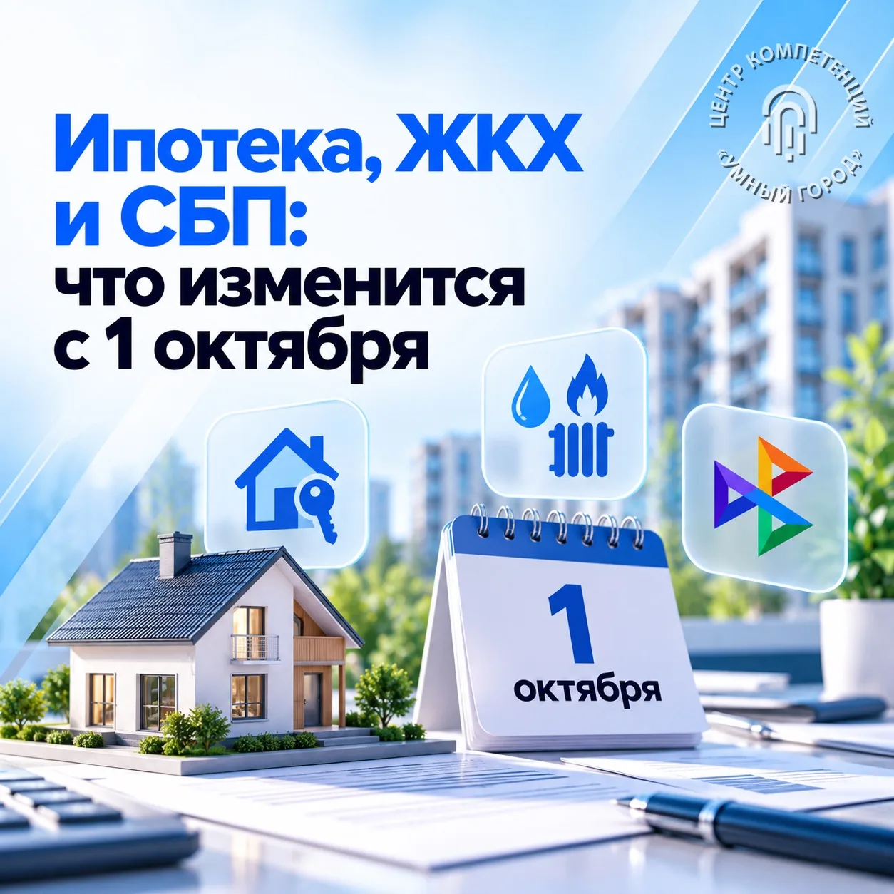 Ипотека, ЖКХ и СБП: что изменится с 1 октября