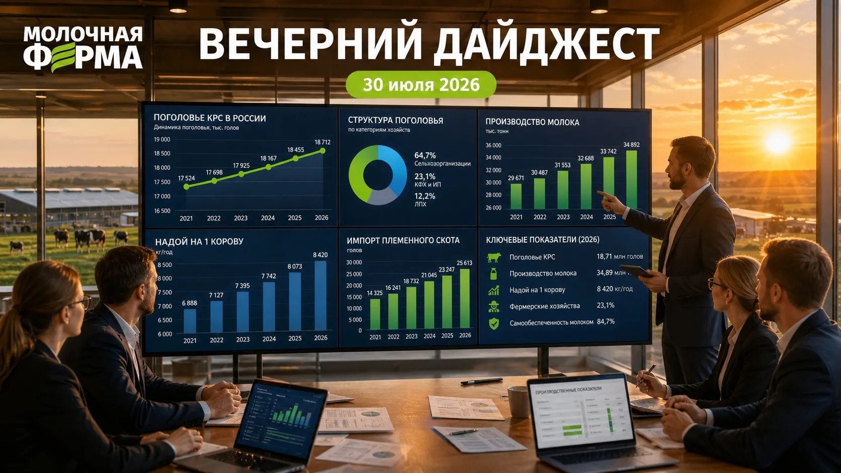 📢 Вечерний дайджест АПК.